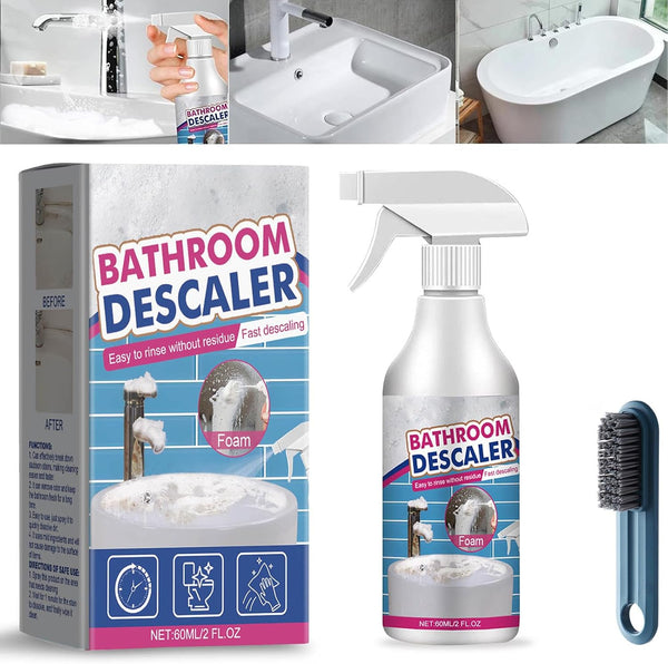 Omexry Bathroom Descaler Foam Cleaner, Stubborn Stains Cleaner, Bathroom Descaler Foam Spray, All-Purpose