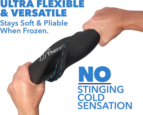 TheraICE PROpack Ice Pack for Injuries, Reusable Cold Gel Pack for Back, Shoulder, Knee Pain Relief