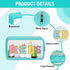 Clear Letter Patch Medicine Bag, Waterproof Cosmetic Makeup Bag for Women, Green, MEDS