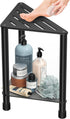 LarFaFa Stainless Steel Black Shower Stool for Inside Shower, 15.4'' H Shower Foot