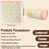 SYKUIHSG 50Pcs Garbage Bags, Drawstring Trash Bag Thick with Osmanthus Scent for Bathroom Bedroom Kitchen Office
