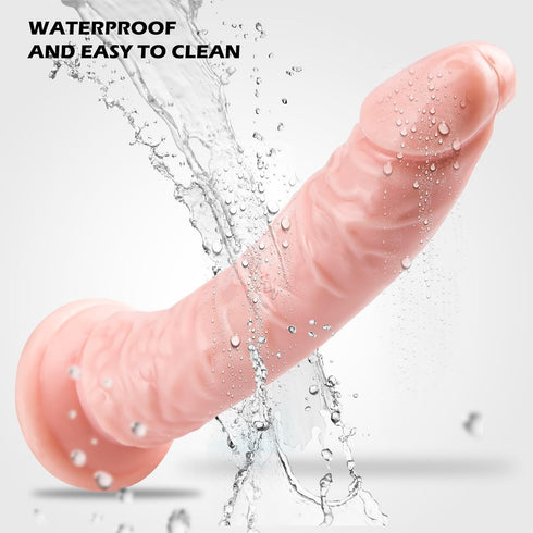 PenghaiYunfei 11'' Realistic Big Flesh Dildo with Lifelike Texture, G spot Dildos with Strong Suction Cup