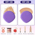 7Pcs Korean Makeup Sponge Puff Set for Foundation, Concealer, and Setting Powder, Teardrop Blender