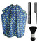 Kids Haircut Cape and Neck Duster Brush Set, Professional Barber Hairbrush and Dolphin Hairdresser Apron, 47x39 inch