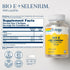 Bio Vitamin E 400 IU with Selenium 100 mcg, 60 Softgels - Thyroid and Immune Support