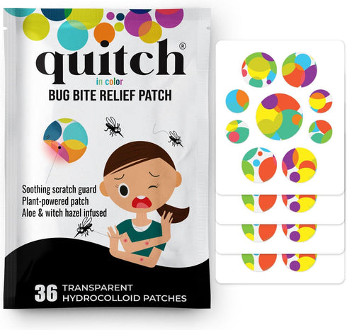 Quitch Mosquito Bite Itch Relief Patch, After Bite Insect Bite Treatment, Anti