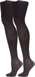 Truform Surgical Stockings, 18 mmHg Compression, Thigh High Length, Closed Toe, Black, X-Large