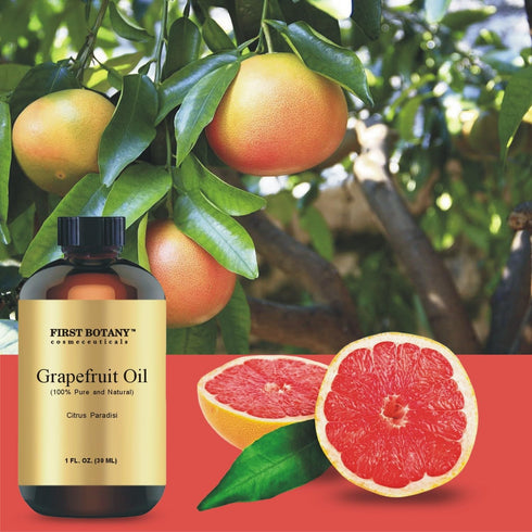 100% Pure Essential Oil 1 fl oz - Premium Oil for Aromatherapy, Massage & Household Uses (Grapefruit)