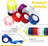 10 Rolls Satin Ribbon Set - 1-1/2" x 25 Yards - Double Face & Single Face Polyester Satin for Gift Wrapping