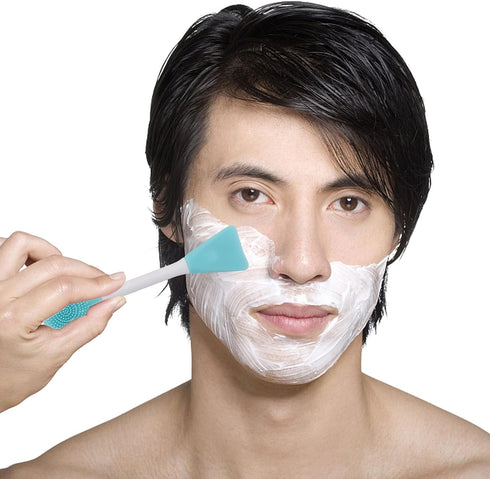 Tbestmax Manual Facial Brush, 2-in-1 Skin Cleansing Cleaner, Silicone Scrubber for Deep Pore Exfoliation, 10 Pcs