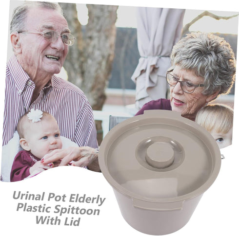 Portable Lightweight Urinal for Elderly - Non-Slip Base