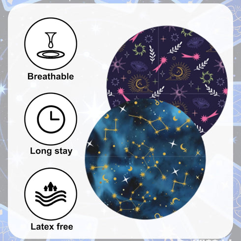 Tinoaly 25pcs 2/Libre 3, 5 Sensor Covers for Libre Styles Tarot Card Adhesive Patches Sweat Proof Waterproof Adhesive