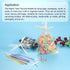 PATIKIL Twist Ties 3.5" Paper Closure Tie for Party Tying Gift Bags, Candy, Bread, Arts Crafts, Pink Pack of 500