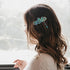 Women's Vintage Crystal Butterfly Hair Clip Head Wear - Beauty Tools (Blue)