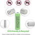 NiMH AA 600mAh 1.2V Rechargeable Batteries (Pack of 12) for Solar Lights, Garden Lights, Remotes, Mice
