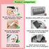 HAOBAS Dishes3 Count Cartoon Sponges KitchenNon Scratch SpongesSafe Cleaning Supplies for KitchenBathroom