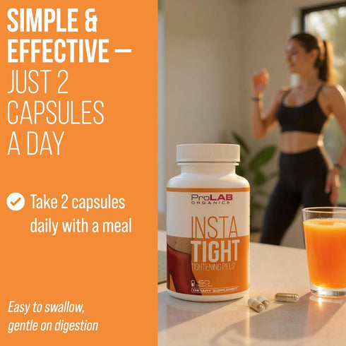 ProLab Organics InstaTight Vaginal Tightening Pills Natural Rejuvenation Supplement for Women. Supports Intimate Tone