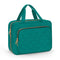 Wedama Medium Toiletry Bag for Women - Hanging Waterproof Makeup Bag for Travel, Thickened PVC, Turquoise Green
