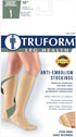 Truform Short Length Surgical Stockings, 18 mmHg Compression, Closed Toe, Beige, Medium