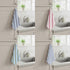 YIKUSO 8-Pack 7-Inch 8 Ultra-Fine Microfiber Kitchen Towels, Square with Clips & Multiple Patterns Soft, Absorbent