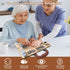 Yeconire Fidget Busy Board for Adults with Dementia, Montessori Wooden Busy Board for Seniors, Gift Toys for Alzheimers