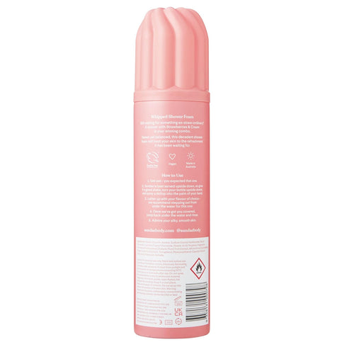 sundae Whipped Shower Foam Strawberries & Cream Foaming Body Wash 8.9 fl oz, 265ml