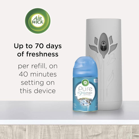 Air Wick Automatic Air Freshener Spray Refill, 1ct, Summer Delights, Odor Neutralization, Essential Oils