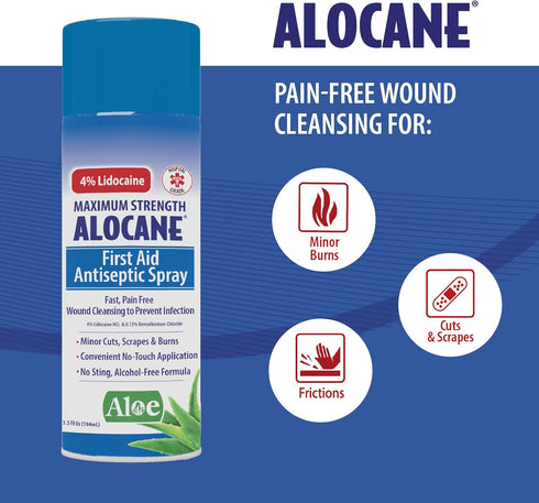 Alocane First Aid Antiseptic Spray, 3.5 Fl Oz