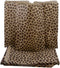 CuteBox Leopard/Cheetah Flat Paper Gift Bags, 100 pcs (5" x 7") for Merchandise, Crafts, and Party Favors