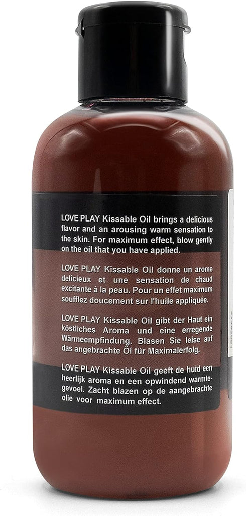 LOVE PLAY Sensual Body Oil for Couples Edible & Deliciously Scented for Date Night Aromatherapy Oil for Intimate
