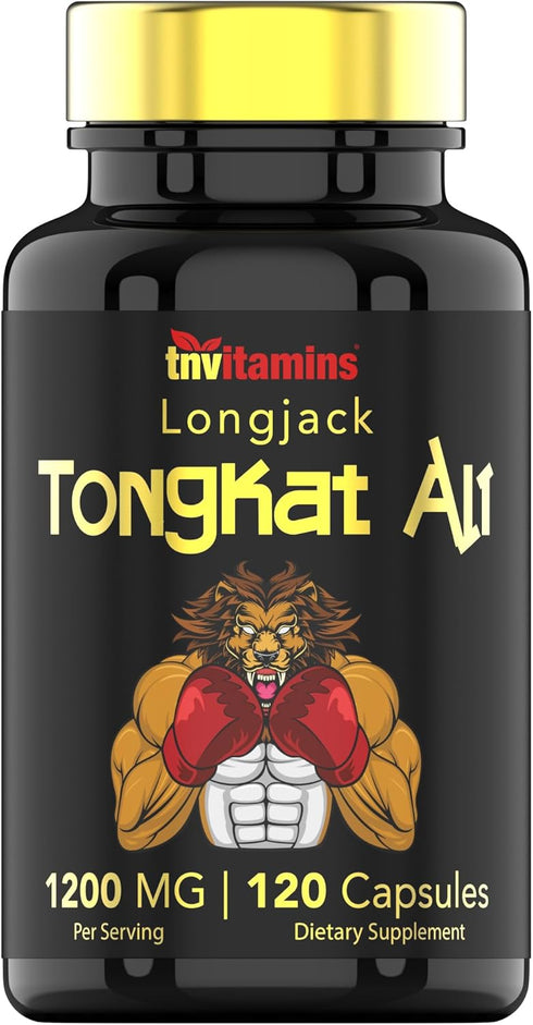 Tongkat Ali for Men - 1200 mg x 120 Capsules | All-Natural & Ultra Potent Supplement for Energy, Strength