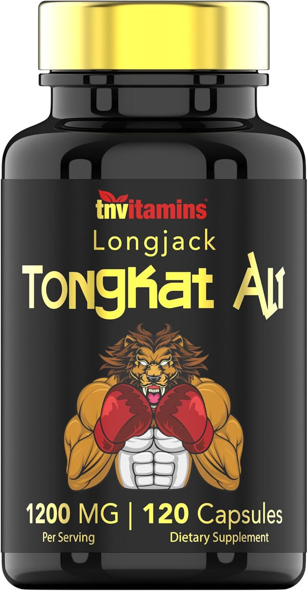 Tongkat Ali for Men - 1200 mg x 120 Capsules | All-Natural & Ultra Potent Supplement for Energy, Strength