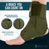 Z ATHLETICS Zenith Ankle Brace, Adjustable Lace Up Support for Running, Basketball, Injury Recovery