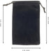 Gift Bags, Pack of 25 Velvet Drawstring Jewelry Pouches, 3.6" X 2.8" for Treats and Party Favors
