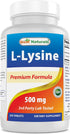 Best Naturals L-Lysine 500 mg, 250 Tablets