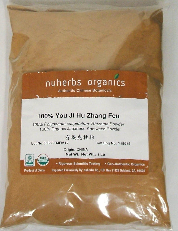 NU HERBS Organic Japanese Knotweed Root Powder / You Ji Hu Zhang / Polygonum