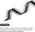 MECCANIXITY 1 Inch Happy Birthday Satin Ribbon, 50 Yards Black Ribbon Roll for Gift Decoration