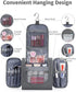 Narwey Hanging Toiletry Bag for Women, Travel Makeup Organizer for Men, Toiletries Bag for Cosmetics Essentials (Large,