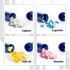 Small Travel Pill Container Holder Keychain - 7 Pack Portable Mini Waterproof Pill Case for Purse & Outdoor Travel