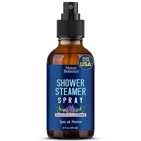 Nexon Botanics Eucalyptus & Lavender Shower Steamer Spray, 2 fl oz - Aromatherapy, Mood Enhancer, Instant Deodorizer