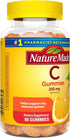 Nature Made Vitamin C 250 mg, Dietary Supplement for Immune Support, 80 Gummies, 40 Day Supply