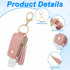 ZEYIYER 3 30 ml 1oz PCS Portable Empty Bottle Keychain, Hand Sanitizer Holder Keychain, Travel Mini Hand Sanitizers