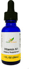 Vitamin K1 Drops - Pure Cold-Processed VIT K1 & Safflower Oil Supplement, 1 Fl oz, 36 Servings