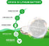 CR1616 3V Lithium Battery 100 Pack, Key Fob Battery CR1616 Lithium Coin Cell, CR1616 Watch Battery