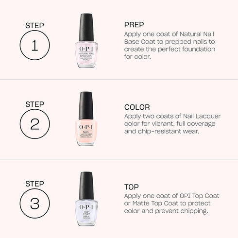 OPI Nail Lacquer Nail Polish | Opaque Light Purple Crème | Vegan, Fast Drying, Streak Free, Chip Resistant