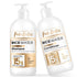 Rice Water Shampoo and Conditioner Set for Thinning Hair - Natural Ingredients with Biotin and Caffeine