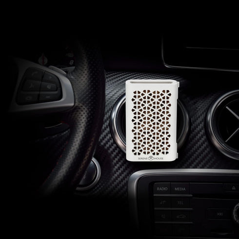 Serene House Puccini Lava Rock Essential Oil Car Vent Clip - Portable or Tabletop Aromatherapy