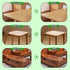 Hosifiy 20 Furniture Markers Touch Up, Colors Wood Filler Sticks, Wood Wax Crayons for Repairing Scratches, Scuffs