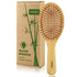 MRD Natural Bamboo Paddle Detangling Hairbrush, Massage Scalp Brush for Thick, Thin, Curly, and Dry Hair