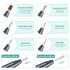 Portable Professional Nail Drill, Electric Nail File 20000RPM Manicure Machine Set with Bits and Brush for Acrylic Gel